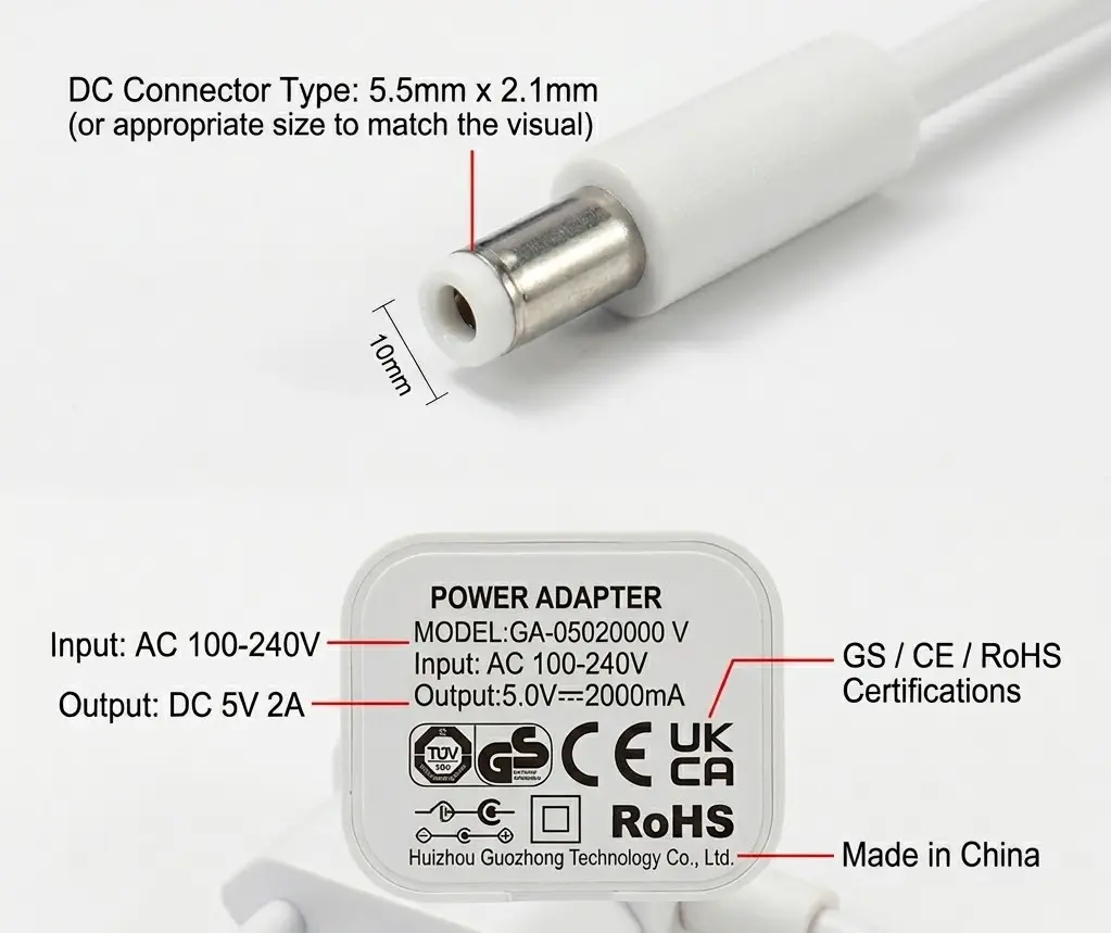wall mount power adapter