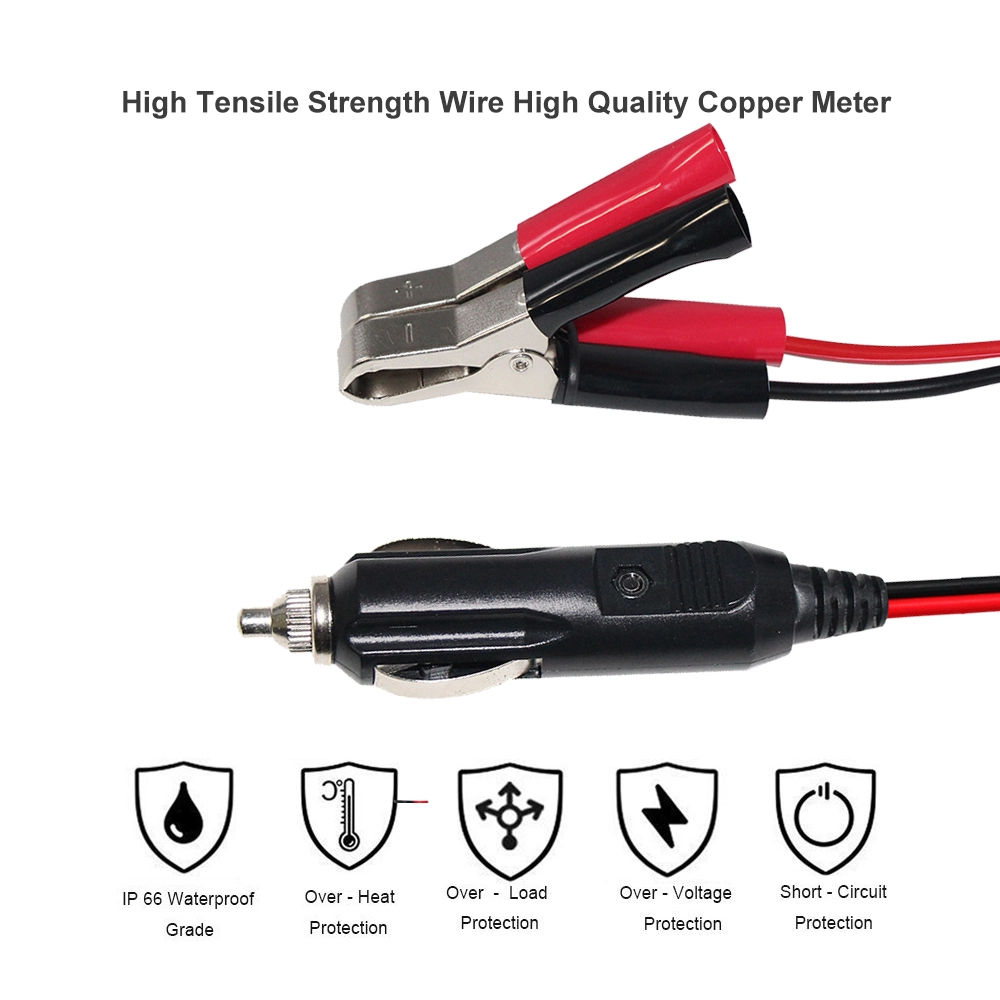 Cigarette Lighter to Alligator Clips Cigarette Lighter to Alligator Clips