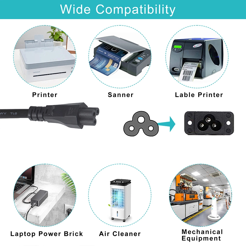 AS/NZS 3112 to IEC C5 Power Cord