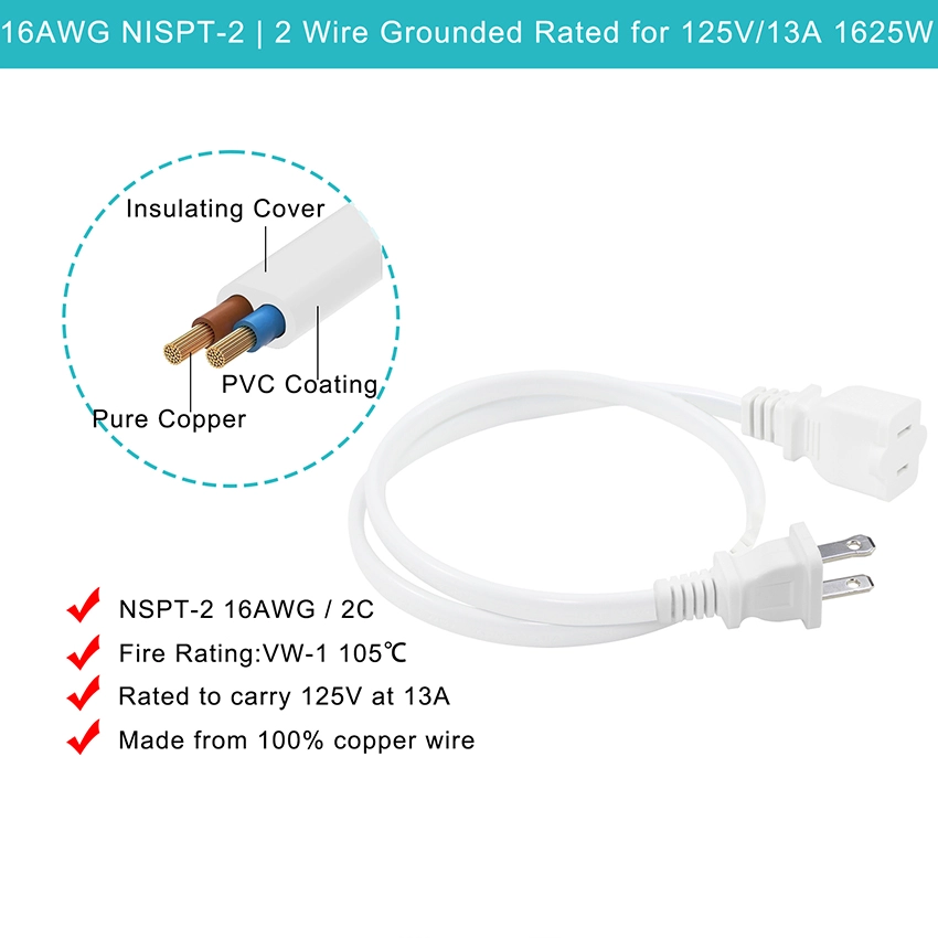  non polarized extension cord outdoor