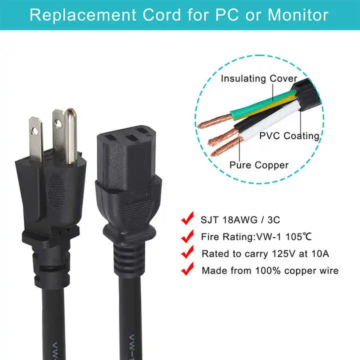 c13 power lead