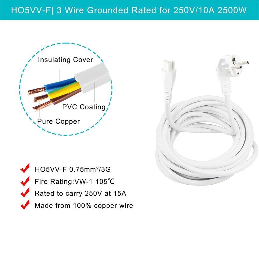 schuko c5 cable