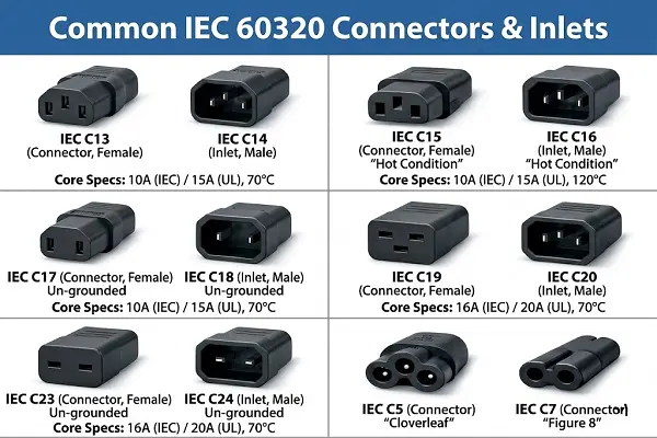 IEC power cable IEC power cable