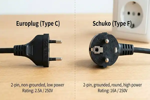 Europe power cord