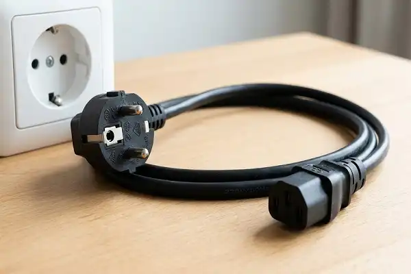 Server rack power cord