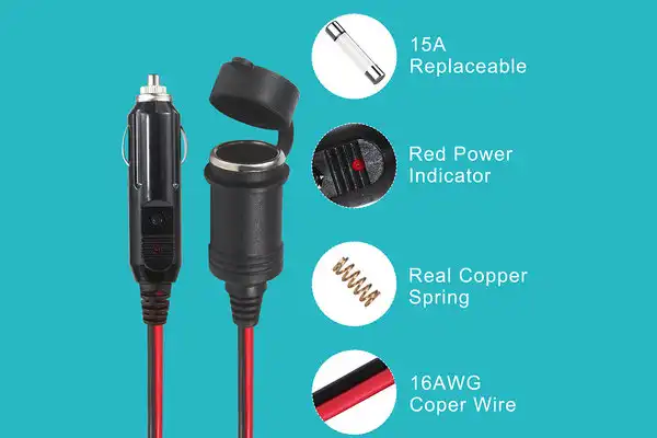 12v cigarette lighter plug