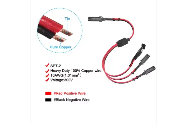 1 to 3 SAE splitter cable
