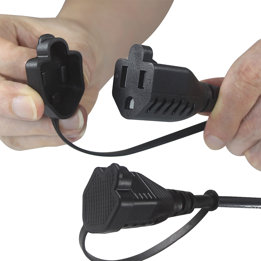 1 in 3 NEMA1-15P to NEMA5-15R extension cord
