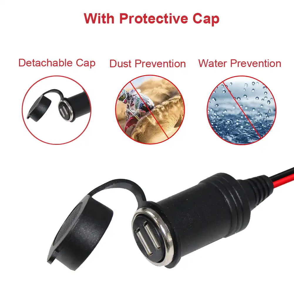 SAE to cigarette lighter female socket SAE to cigarette lighter female socket