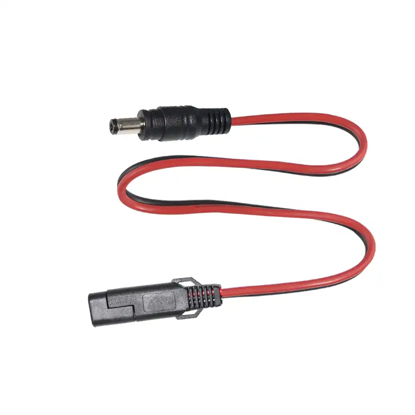 SAE to DC 5.5mm x 2.1mm adapter