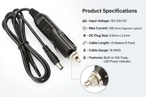 12v cigarette lighter socket adapter 12v cigarette lighter socket adapter