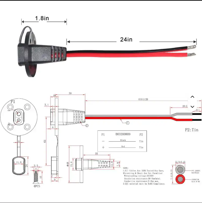 SAE socket sidewall port with mounting screws