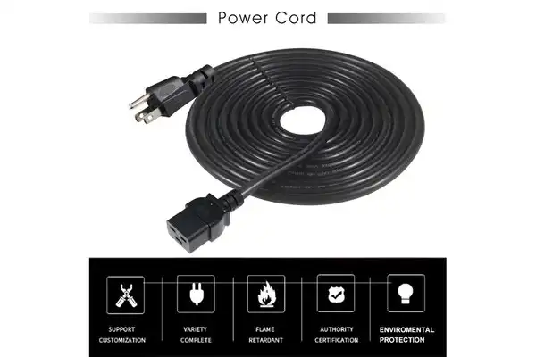 c19 to nema 5 15p Power Cord
