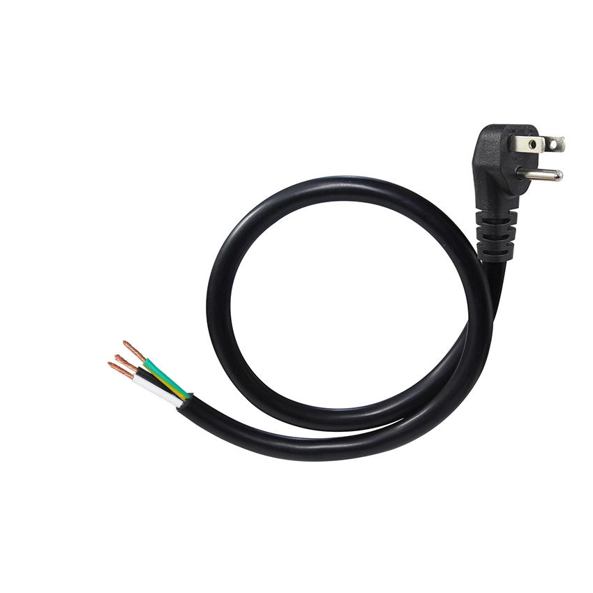 NEMA 5-15P to Bare Wire Pigtail Power Cord