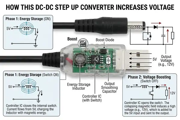 dc dc boost converter step up dc dc boost converter step up
