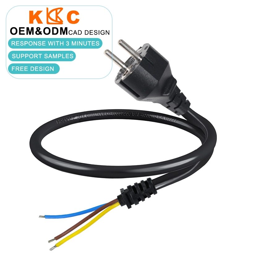 European Plug Power Cord with SR Stripped and Tinned Open End European Plug Power Cord with SR Stripped and Tinned Open End