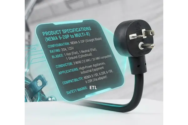 NEMA 5-20P Adapter Cords NEMA 5-20P Adapter Cords