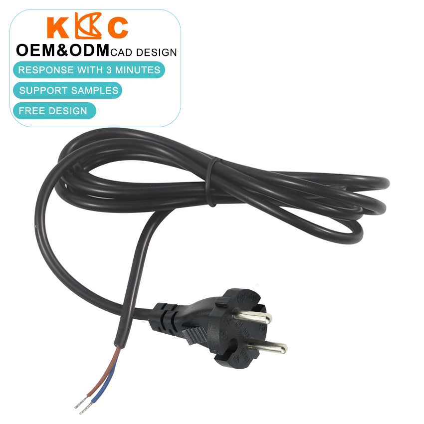 CEE 7/16 to stripped and tinned power cable