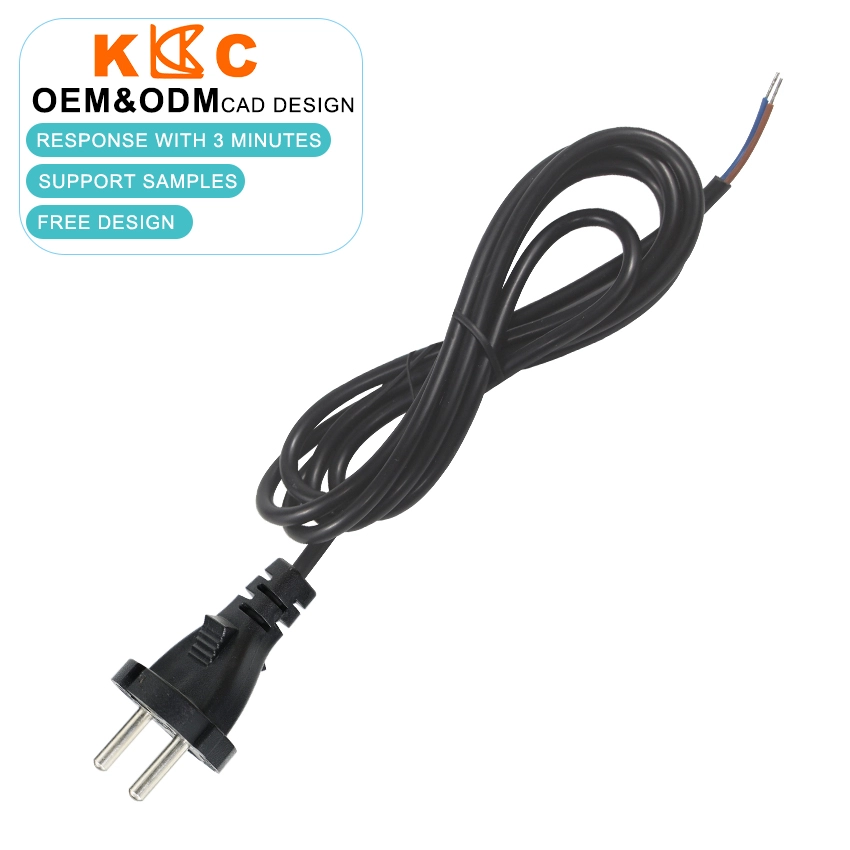 CEE 7/16 to stripped and tinned power cable