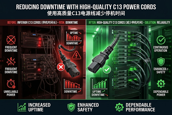 Reducing Downtime with High-Quality C13 Power Cords