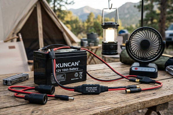 Kuncan Electronics SAE to DC Adapters: Power Your Electronics from a Battery