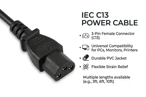 Top IEC C5 Power Cable Suppliers for Bulk Purchases
