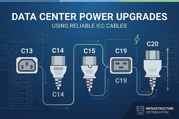 Data Center Power Upgrades Using IEC Cables