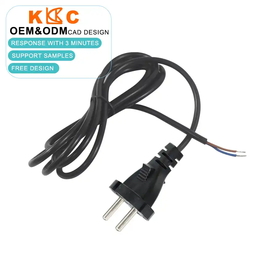 CEE 7/16 to stripped and tinned power cable