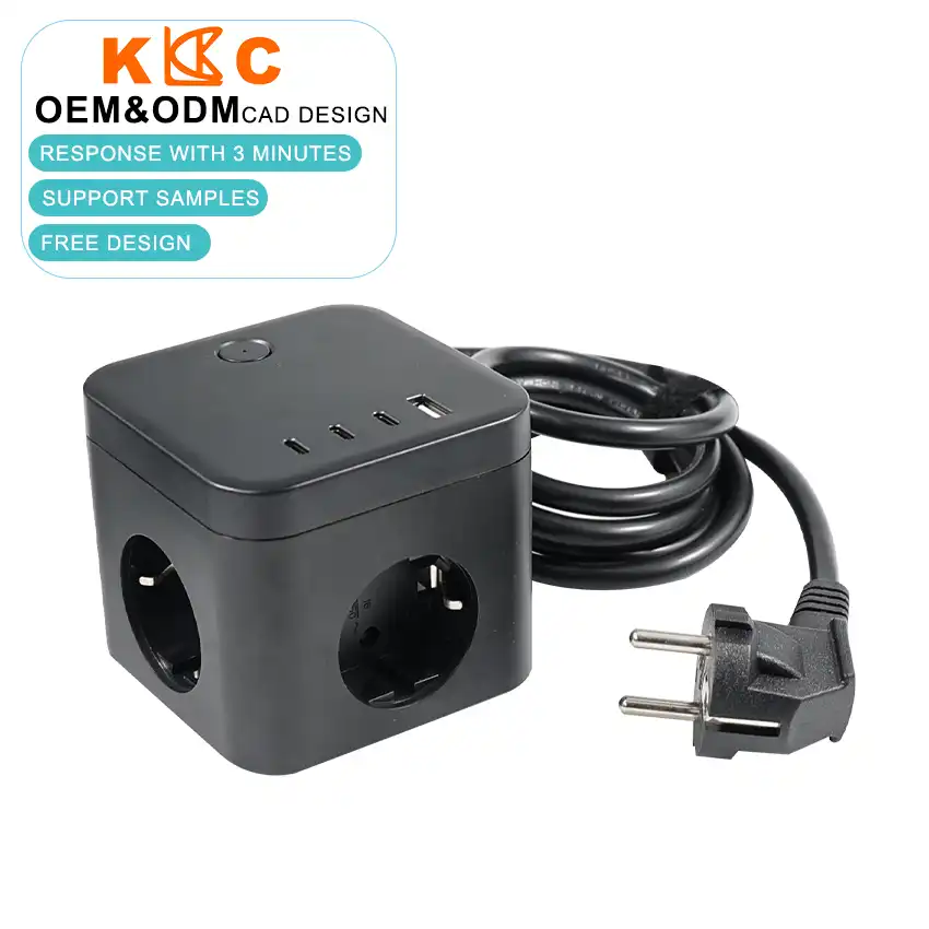 European Multi-Outlet Power Cube